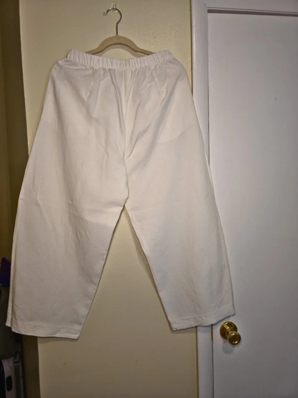 Barrel Linen Blend pants ,